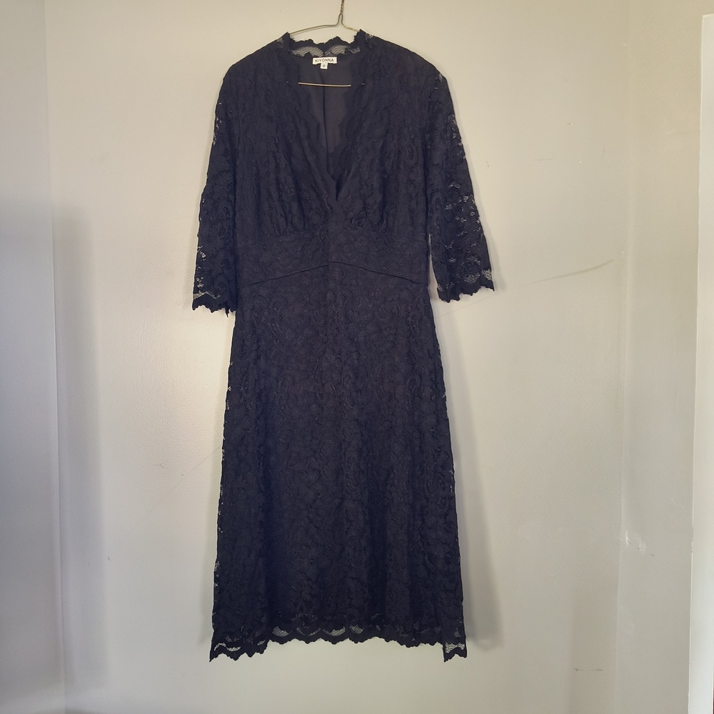 Elegant Black Lace Dress